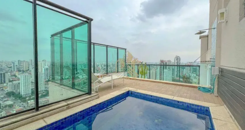 Cobertura com 4 dormitórios à venda, 354 m² por R$ 5.500.000,00 - Jardim Anália Franco - São Paulo/SP