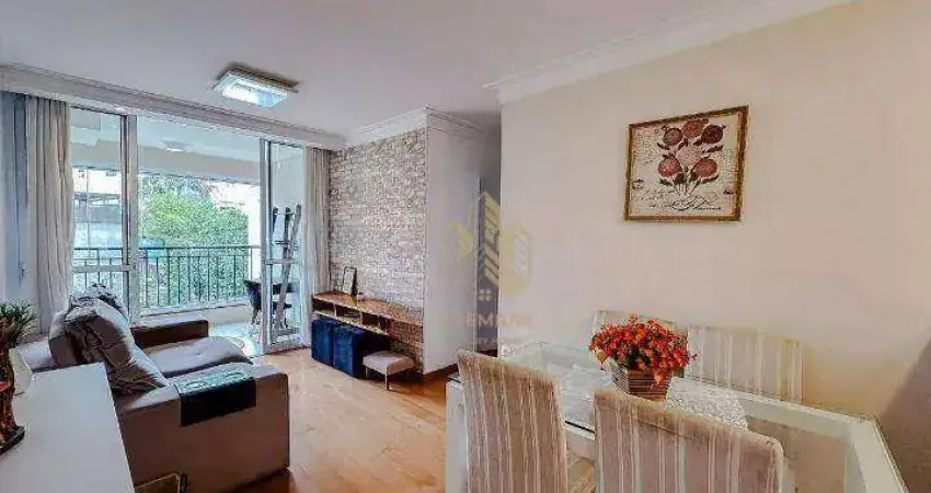 Apartamento com 2 dormitórios à venda, 60 m² por R$ 715.000,00 - Jardim Anália Franco - São Paulo/SP
