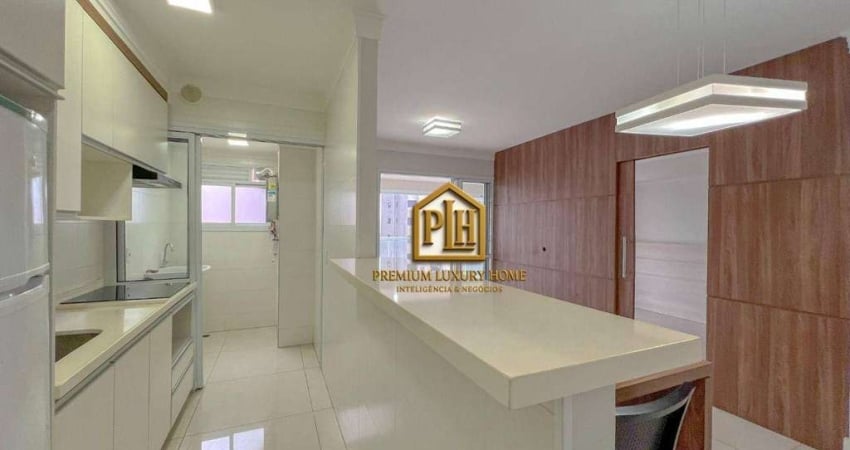 Apartamento com 1 dormitório, 52 m² - venda por R$ 640.000,00 ou aluguel por R$ 4.600,00/mês - Anália Franco - São Paulo/SP