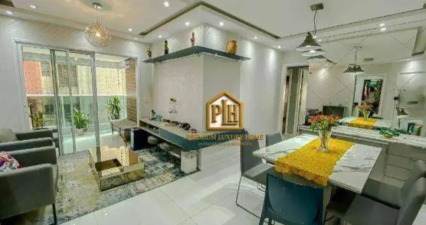 Apartamento com 3 dormitórios, 96 m² - venda por R$ 1.300.000,00 ou aluguel por R$ 9.360,00/mês - Jardim Anália Franco - São Paulo/SP