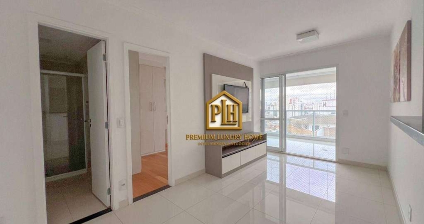 Apartamento com 1 dormitório, 52 m² - venda por R$ 750.000,00 ou aluguel por R$ 4.740,00/mês - Anália Franco - São Paulo/SP