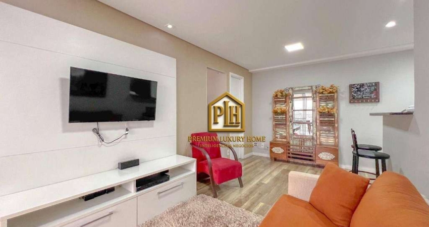 Apartamento com 1 dormitório para alugar, 52 m² por R$ 4.920/mês - Anália Franco - São Paulo/SP
