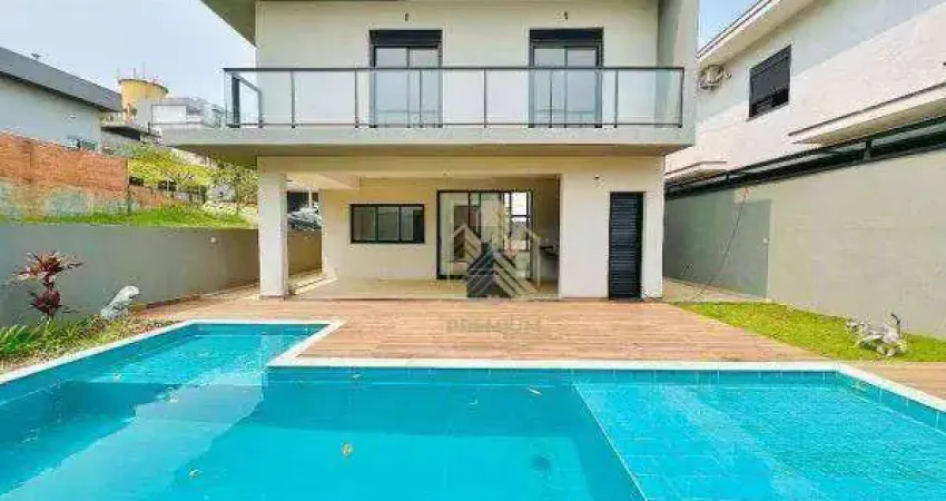 Casa com 3 dormitórios, 180 m² - venda por R$ 1.360.000,00 ou aluguel por R$ 9.010,00/mês - Condomínio Terras de Atibaia I - Atibaia/SP