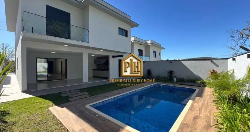 Casa assobradada à venda no condomínio buona vita atibaia – 3 suítes, área gourmet e piscina aquecida