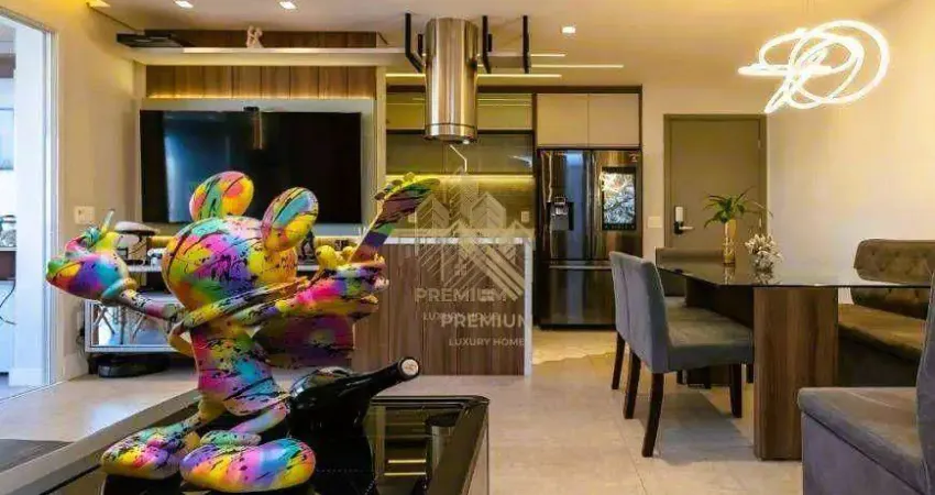 Apartamento com 1 dormitório à venda, 72 m² por r$ 1.050.000,00 - tatuapé - são paulo/sp