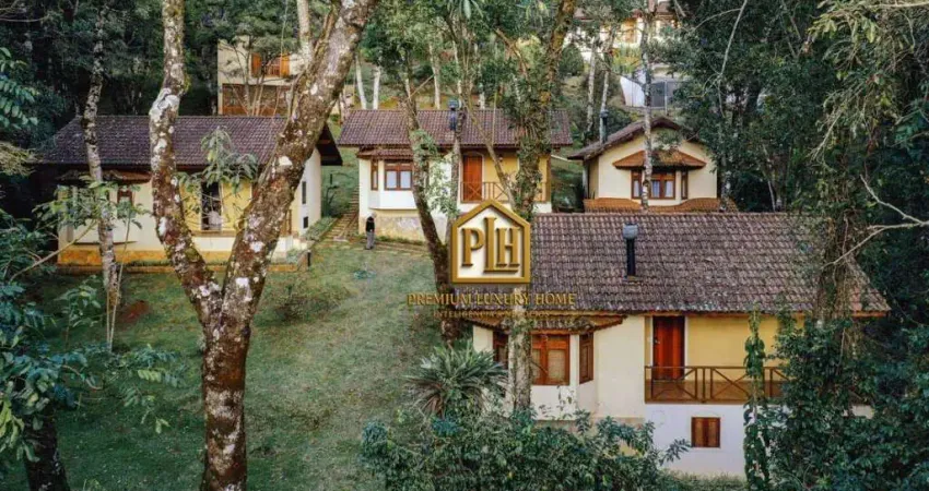 Pousada com 7 chalés à venda, 600 m² por r$ 2.500.000 - monte verde - camanducaia/mg