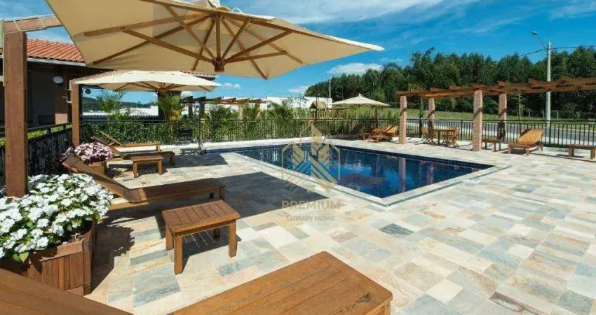 Casa térrea com 3 dormitórios condomínio buona vita atibaia