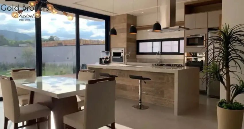 Casa de 265 m² de área construída com 3 suítes no condomínio brisas jundiaí no jardim samambaia em jundiaí sp