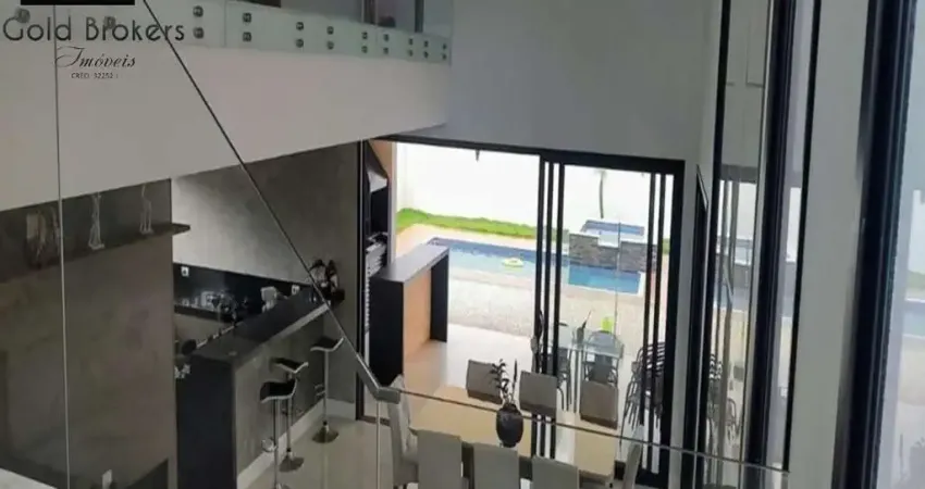 Casa nova de 265 m² de área construída com 3 suítes no condomínio brisas jundiaí no jardim das samambaias em jundiaí sp