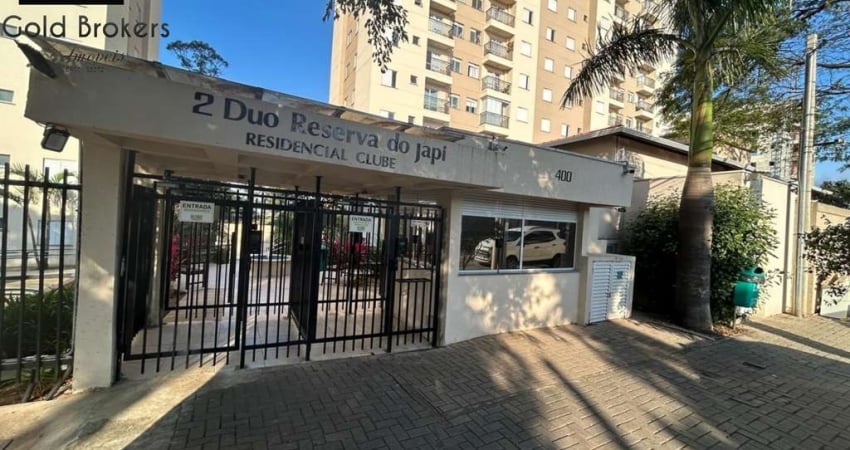 APARTAMENTO DE 50M² SEMI-MOBILIADO PARA LOCAÇÃO NO CONDOMINIO 2 DUO RESERVA DO JAPI NO JARDIM ERMIDA EM JUNDIAÍ/SP