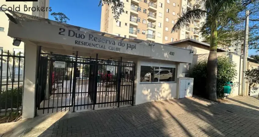 APARTAMENTO DE 50M² MOBILIADO À VENDA NO CONDOMINIO 2 DUO RESERVA DO JAPI NO JARDIM ERMIDA EM JUNDIAÍ/SP