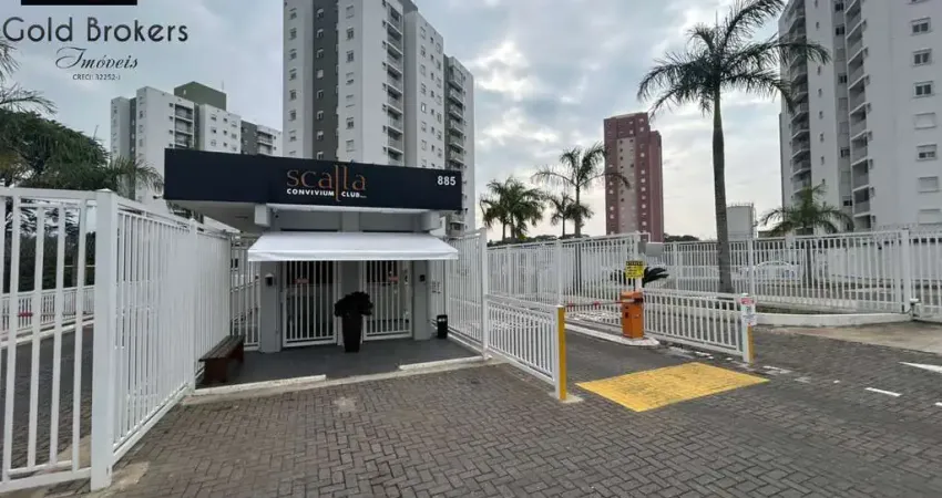 Apartamento de 60m² com 2 dormitórios condomínio scalla convivium club jundiaí/sp