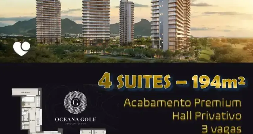 Viva o exclusivo estilo de vida do oceana golf na barra da tijuca
