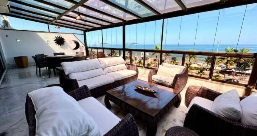 Maravilhosa cobertura duplex 5 quartos vista mar na Barra da Tijuca-RJ