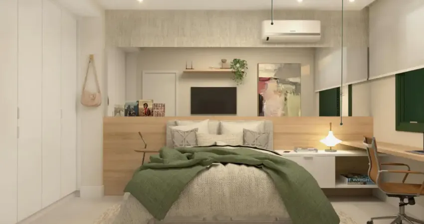 O imóvel no bairro copacabana com 58 metros quadrados com 1 quarto e 1 banheiro.