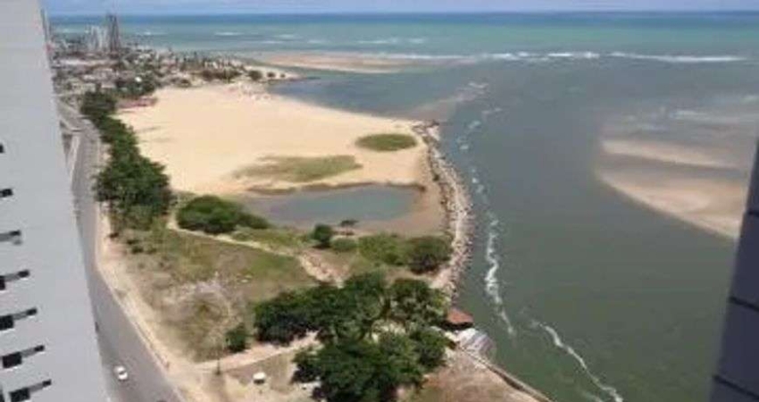 Apto totalmente nascente, andar alto, com vista mar 64m² l 2 quartos, 1 suíte, 1 wc social l garagem