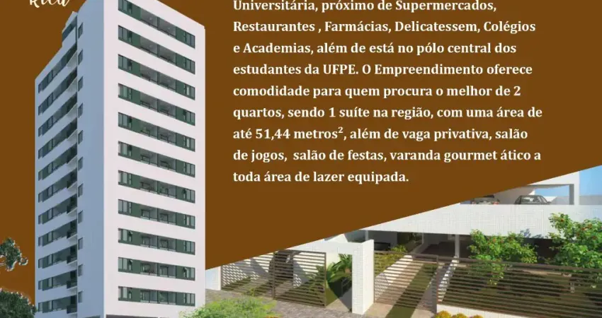 Apartamento com 2 quartos à venda na Rua Francisco Correia de Araújo, 1, Várzea, Recife