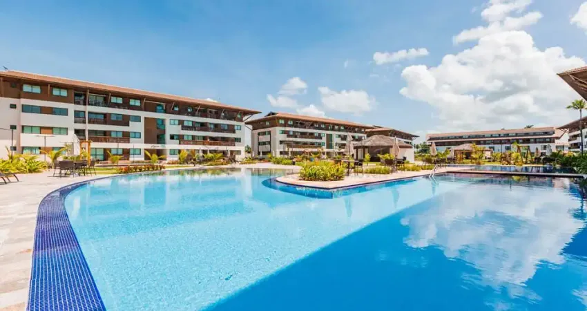 Lindo apartamento mobiliado de 3 quartos, varanda e lazer completo em Porto de Galinhas