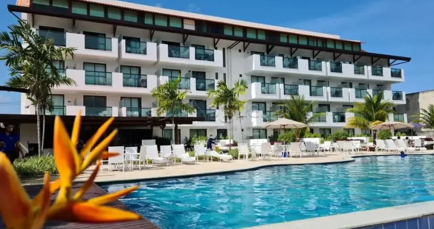 Flat com varanda gourmet e piscina em Porto de Galinhas