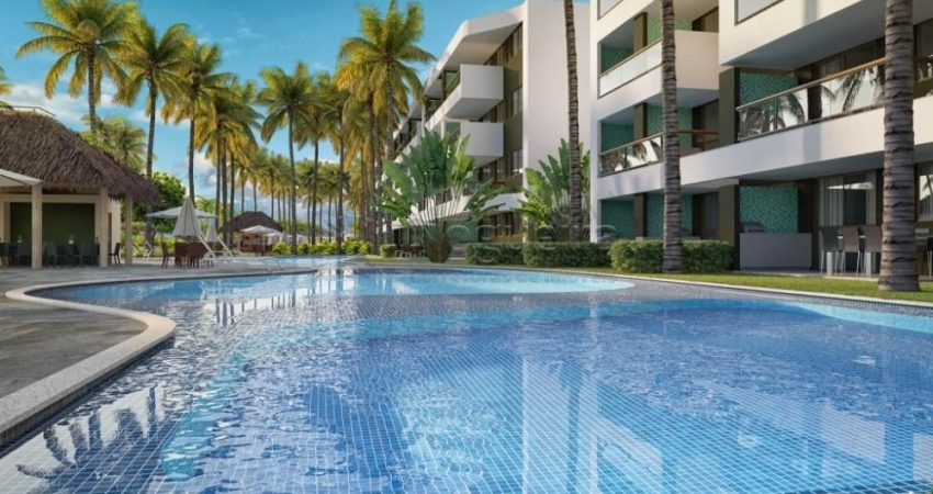 Excelente apartamento de 2 quartos, varanda localizado na praia dos Carneiros. Não Perca!!
