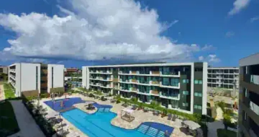 Muro Alto: 2 quartos, varanda, totalmente mobiliado e  lazer completo para família.