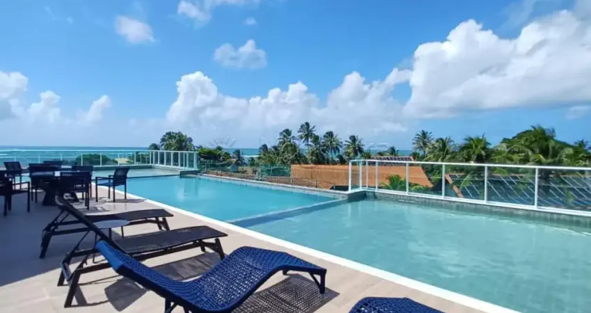 VENDO apartamento mobiliado localizado em Serrambi, com 42,00m² de área útil.