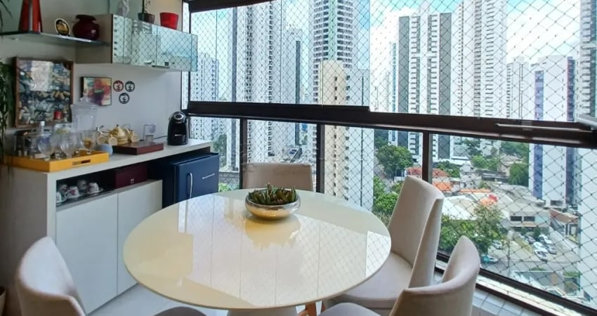 Rosarinho| 3 Quartos 1 Suíte 104m²|  Reformado com Planejados| 2 Vagas| Edf.Abelardo Carneiro Leão