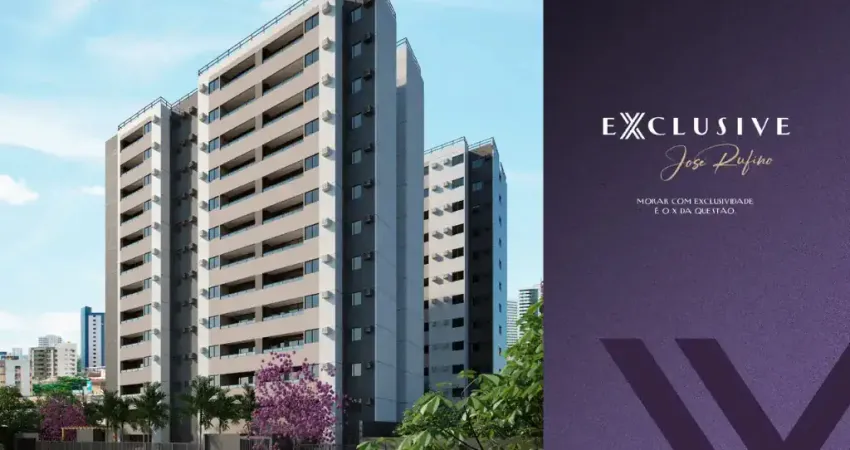 Exclusive José Rufino, 61m², 3 quartos ( sendo 1 suíte ), varanda gourmet integrada.