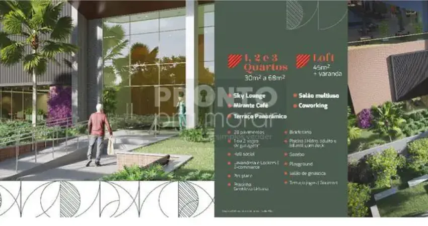 Imóvel para venda possui 45 metros quadrados com 2 quartos em Boa Vista - Recife - PE