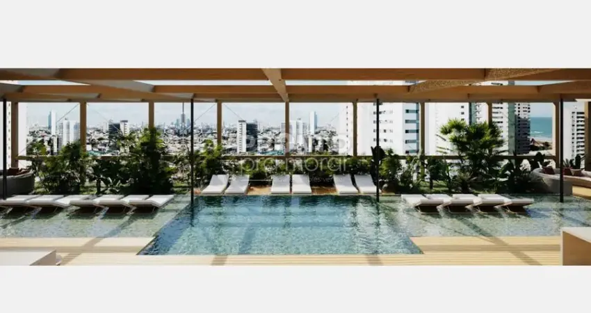 Excelente flat Studio localizado no Pina, com 22m² de área útil.