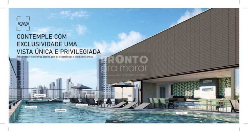 Flat com excelente localização em Boa viagem, com 23,00m² de área construída.