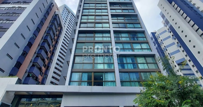 Excelente flat mobiliado com 25,00m² de área útil, localizado no bairro Boa viagem!