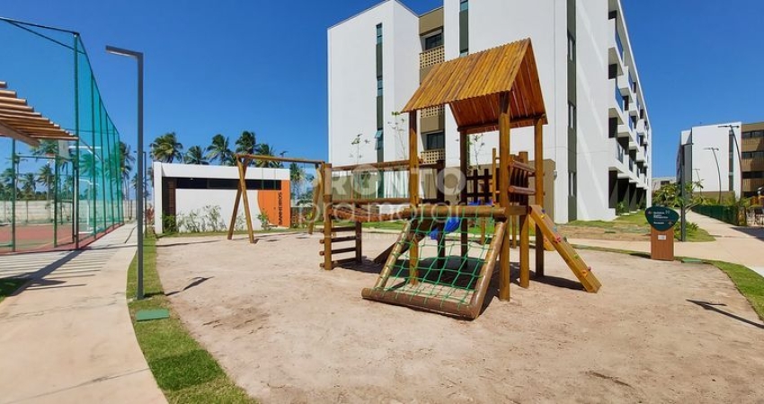Flat mobiliado com excelente localização em Muro Alto, próximo ao mar.