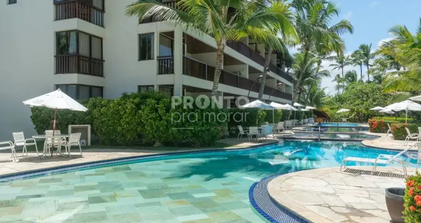 Excelente apartamento mobiliado na praia de Muro Alto com 60m² de área útil.