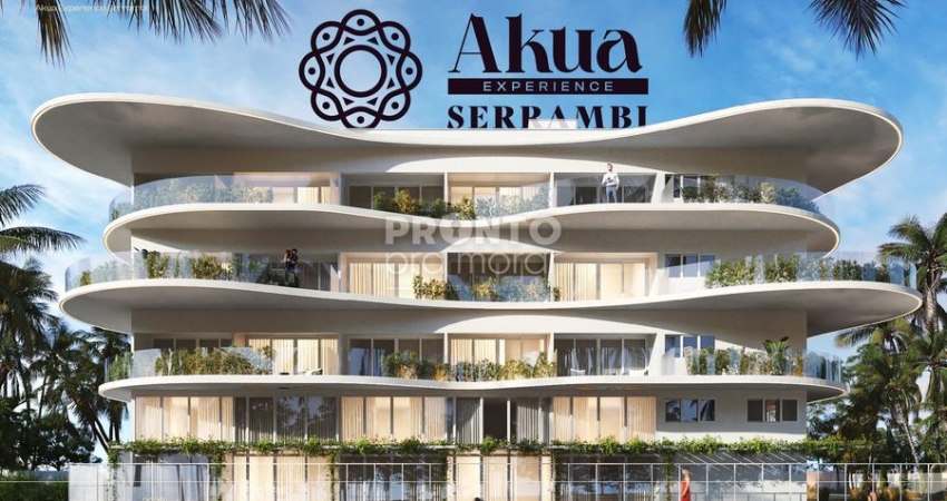 Excelente flat localizado em Serrambi, com vista mar.