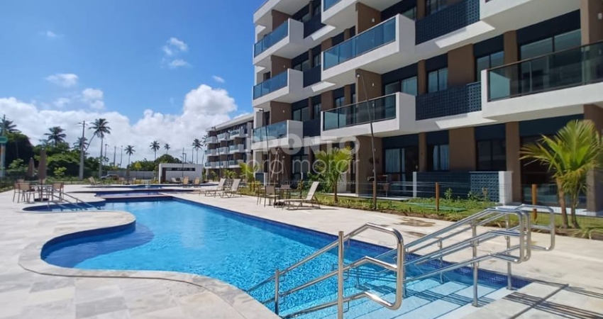 Excelente Flat mobiliado com lazer completo em Muro Alto - Oportunidade