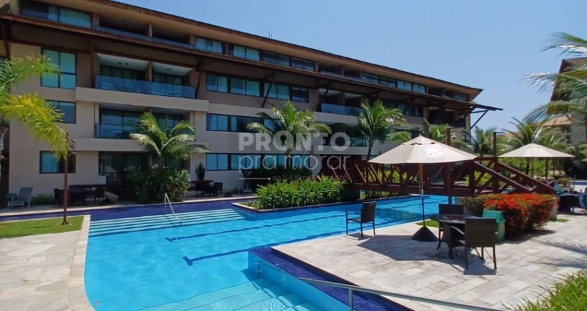 Excelente apartamento mobiliado localizado na praia de Muro Alto com 63,90m² de área útil.