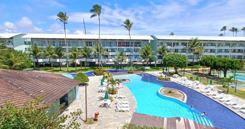 Excelente flat porteira fechada localizado em Porto de Galinhas, com 44,24m² útil.