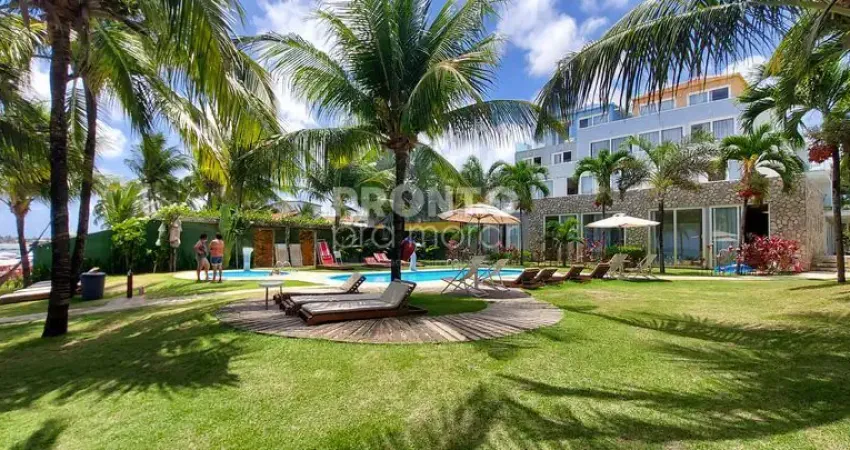 Flat com Excelente localização na Beira Mar de Tamandaré, com 44,74m² de área construída.