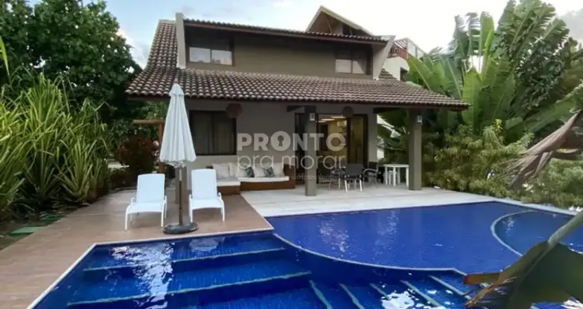 Excelente bangalô mobiliado 5 quartos 3 suítes com piscina em Muro Alto