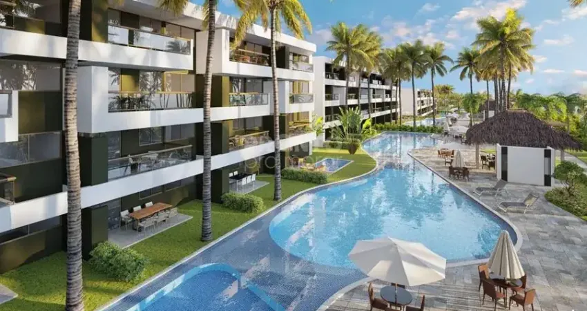 Apartamento 2 quartos sendo um suíte em condomínio beira mar em praia de carneiros - tamandaré-pe