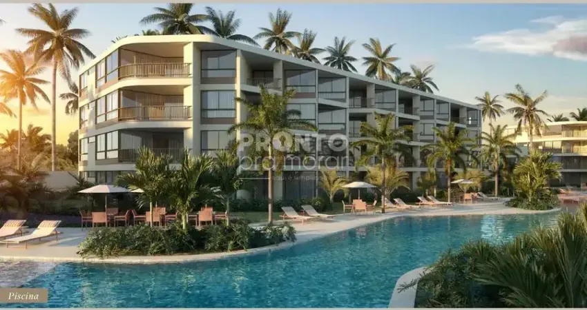 Apartamento em condomínio beira mar em praia de carneiros - tamandaré-pe