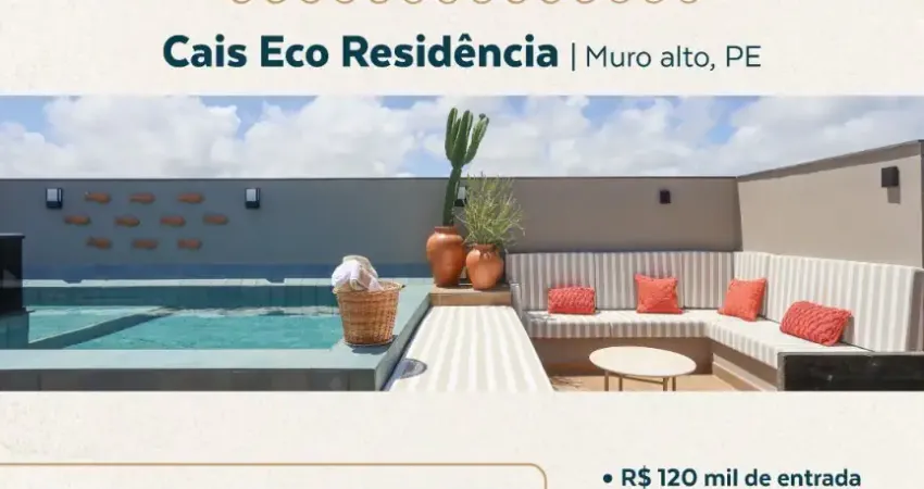 Mega oferta - cobertura em eco cais residência de 1.580.000 por 1.200.000