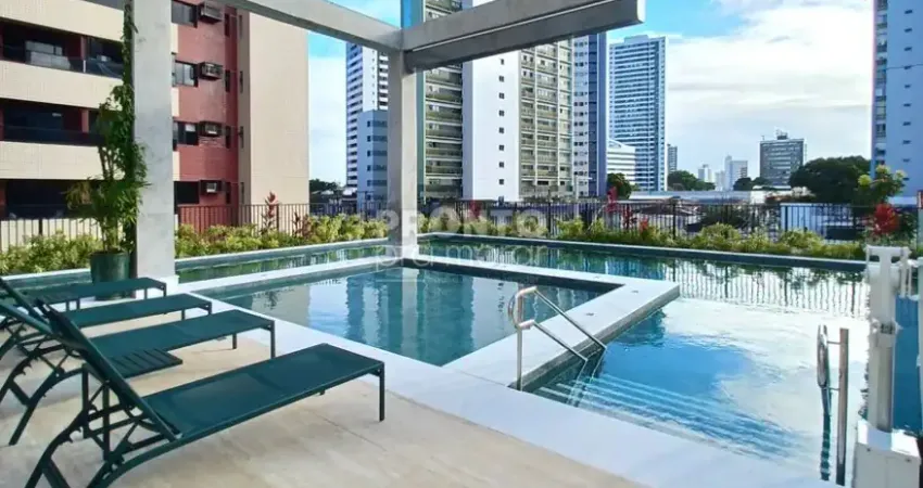 Excelente flat localizado na madalena, com 27,40m²  de muito conforto e modernidade!