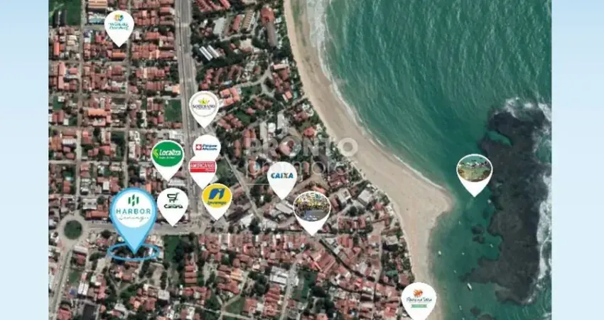 Duplex compacto com piscina de borda infinita: investimento inteligente em porto de galinhas