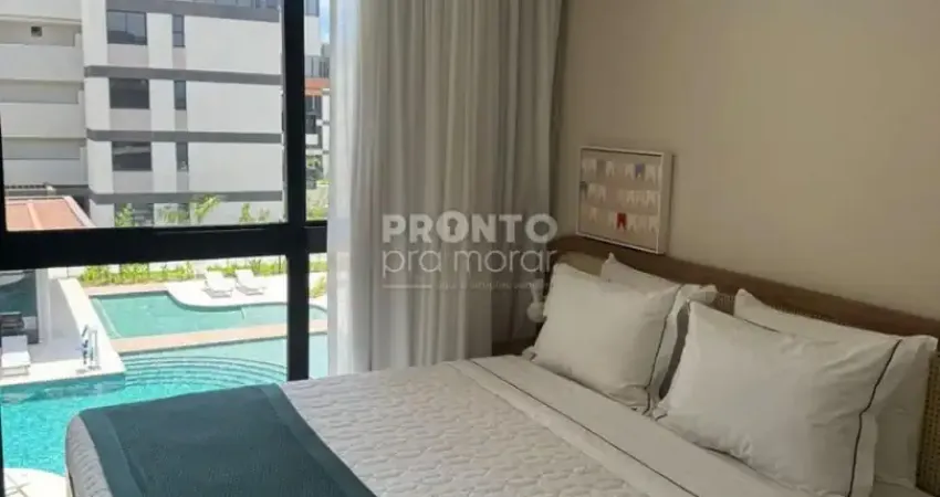 Apartamento tipo flat em  cais eco residência muro alto, ipojuca / pe