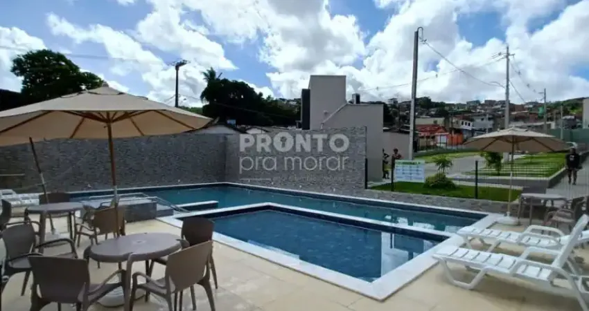 Dona genny andre gomes - 2 quartos - 46m² - varanda - suíte - lazer completo