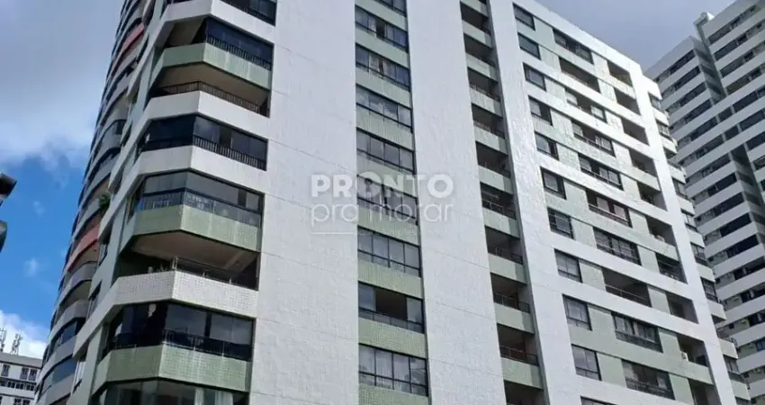 Edf. guarapari | 129m² | 3 quartos | varanda integrada | em piedade - jaboatão dos guararapes - pe