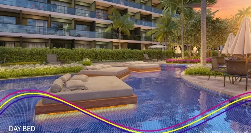 Apartamento com 2 quartos 1 suíte em makai resort em muro alto - ipojuca - pe