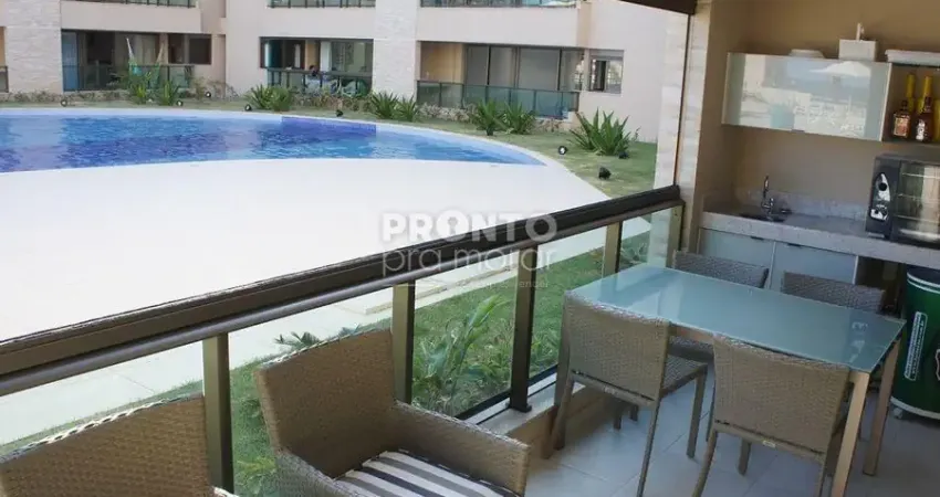 Excelente apartamento mobiliado localizado em muro alto, com 68,42m² de área útil.